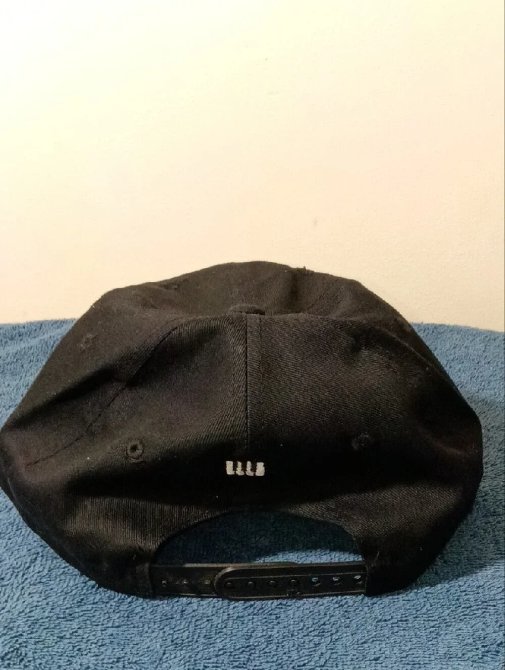 Vintage Baldwin Black Cap with White Embroidered Logo